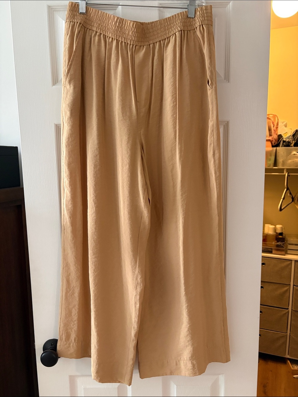 Madewell Wide-Leg linen like in Tan